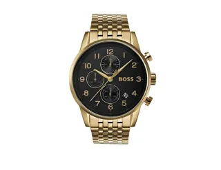 Reloj BOSS Navigator 1513531 Negro y Dorado