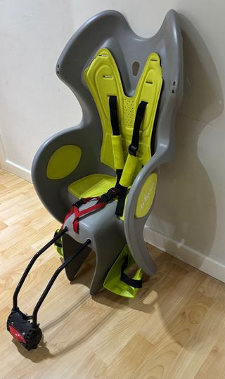 Silleta Portabebés Bicicleta Gris y Verde