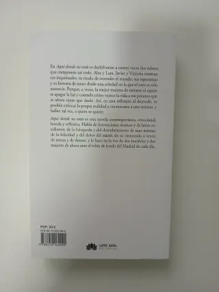 Aquí donde no estás