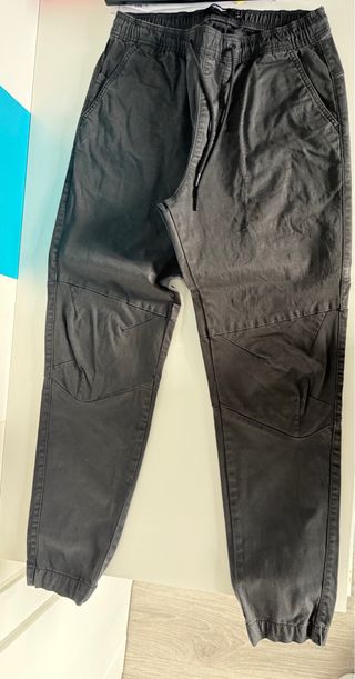 Pantalón largo Pull&Bear negro