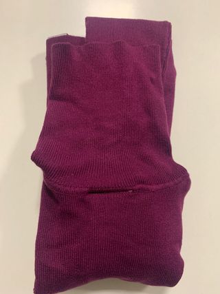 Jersey cuello alto mujer morado XS