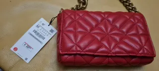 Bolso acolchado Zara cadena