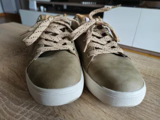 Zapatos Casuales Talla 41 Beige/Marrón