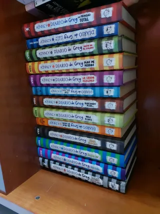 El Diario de Greg lote (13 libros en total)