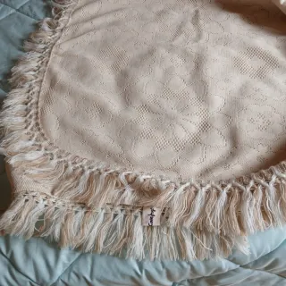 Tres colchas vintage beige