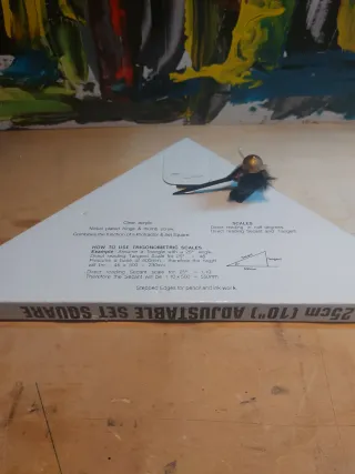 Squadra regolabile disegno tecnico 25cm