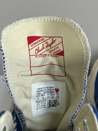 Converse CDG Play Chuck Taylor All Star Size 10