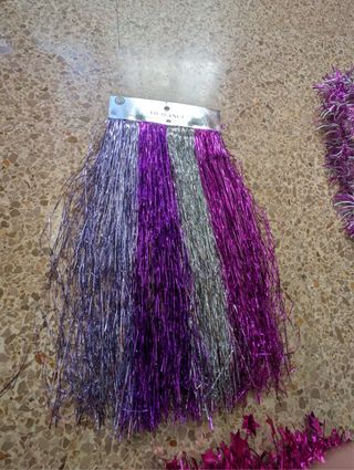 Decoración Navidad Morada y Plateada