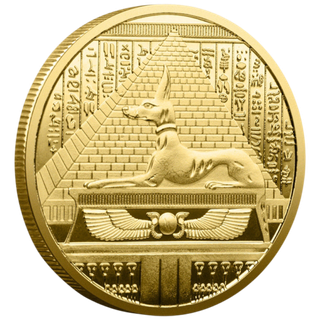 ANUBIS MONEDA DE COLECCIÓN + EXPOSITOR