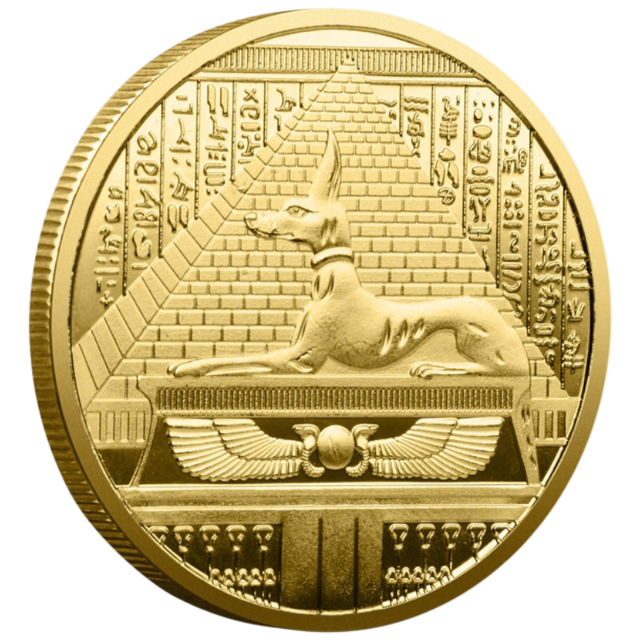 ANUBIS MONEDA + EXPOSITOR