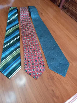 Corbatas de Seda Natural para hombre las 3x15€