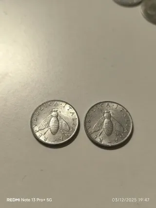 2 Lire Italiane Ape 1954 e 1957
