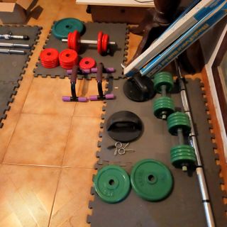 Pesas Salter: Discos y Barras