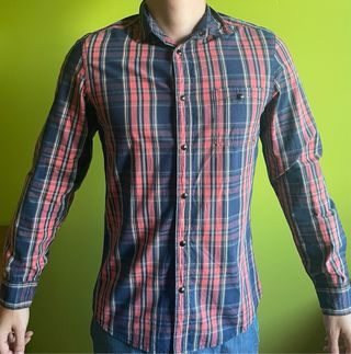 Camisa de cuadros El Corte Inglés - Talla S