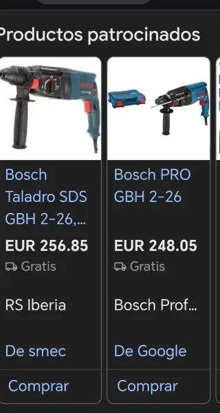 Taladro percutor Bosch GBH 2-26
