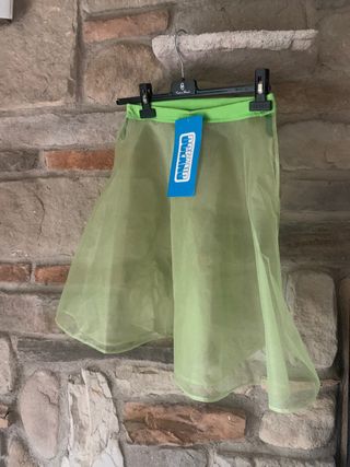 Gonna tulle verde nuova