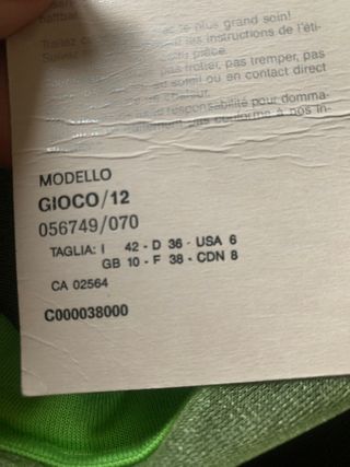 Gonna tulle verde nuova