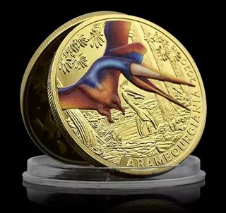 COLECCIÓN DE MONEDAS DE DINOSAURIOS (12 UNIDADES)