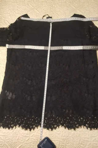 Top encaje negro Caroll