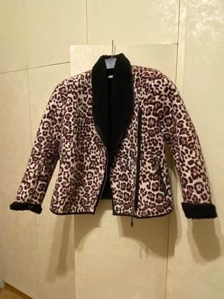 Giubbotto donna stampa leopardata