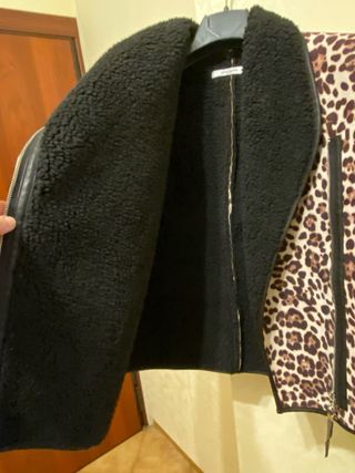 Giubbotto donna stampa leopardata