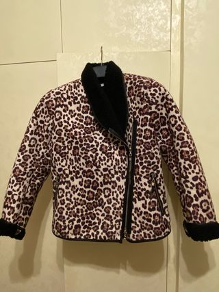 Giubbotto donna stampa leopardata