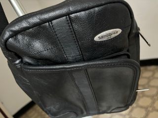 Mariconera Samsonite Negra Piel