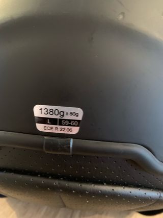 Casco Moto Spek Talla L Negro