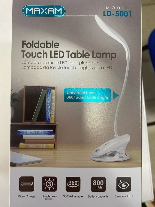 Lámpara LED MAXAM Plegable Táctil