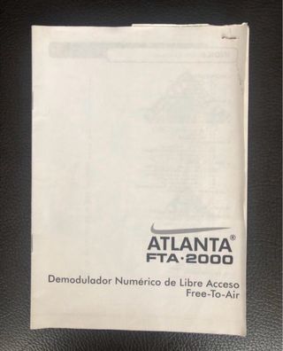 Receptor Satélite Atlanta FTA-2000