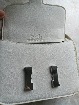 Bolso Blanco Hermes precioso