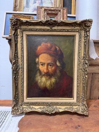 antiguo oleo de Franz Schoorman