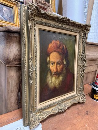 antiguo oleo de Franz Schoorman