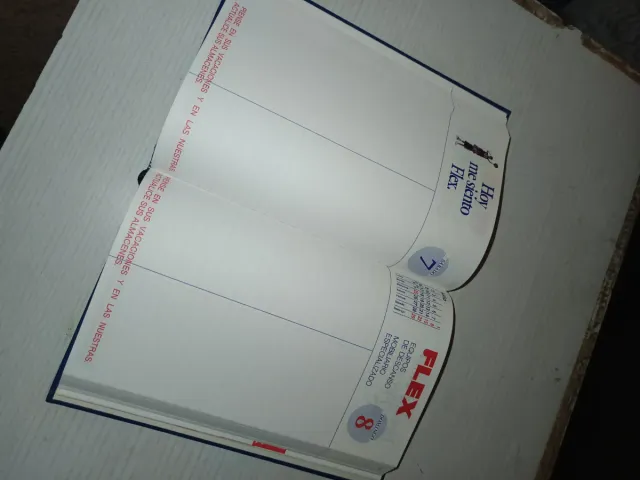 Dietario Flex 1990 Azul