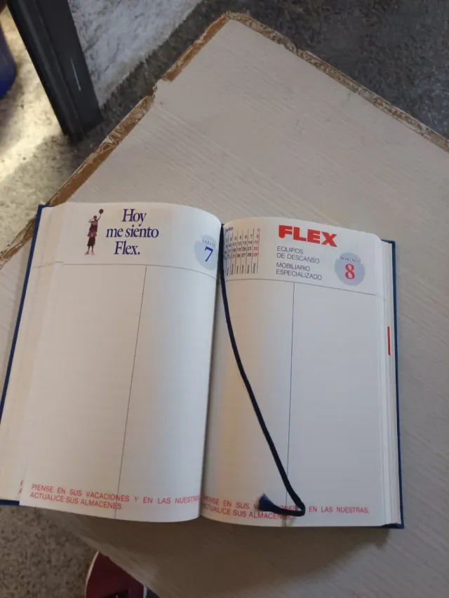 Dietario Flex 1990 Azul