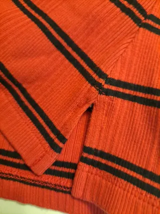 Jersey Desigual Rayas Rojas y Negras