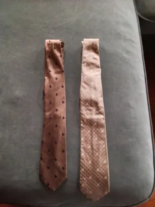 Corbatas Brookfield Beige y Marrón