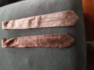 Corbatas Brookfield Beige y Marrón