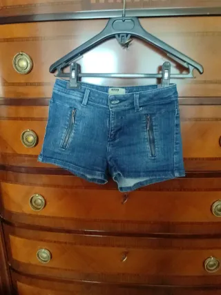 Pantalón corto vaquero Bershka mujer