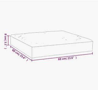 Cojín para Sofá de Palets 60x60x8 Cm
