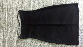 Vestido palabra de honor estampado