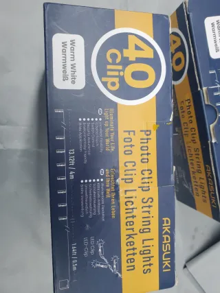 2 Cajas Luces LED con Pinzas para Fotos