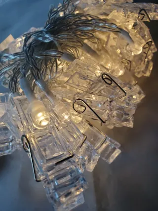 2 Cajas Luces LED con Pinzas para Fotos