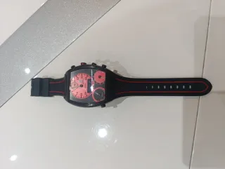 Reloj Detomaso Caballero Digital Negro/Rojo