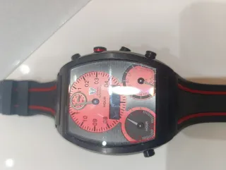 Reloj Detomaso Caballero Digital Negro/Rojo