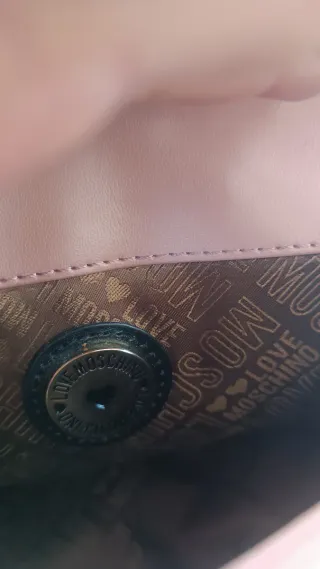 Borsa Love Moschino rosa cipria trapuntata