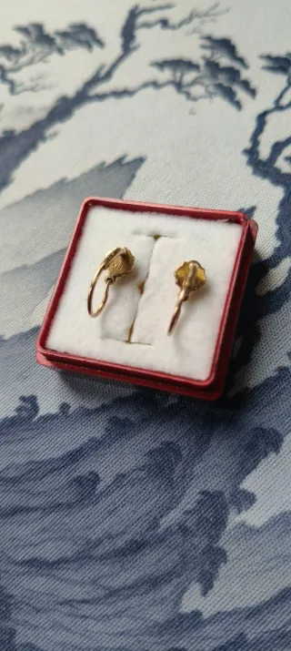 Pendientes Flor Oro