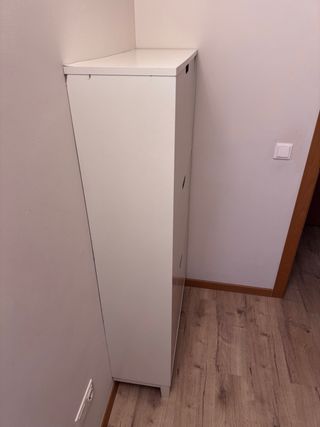 Zapatero 3 compartimentos blanco 79x29x148cm