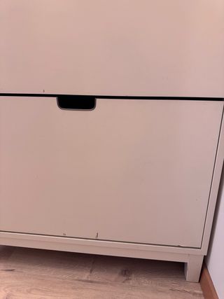 Zapatero 3 compartimentos blanco 79x29x148cm