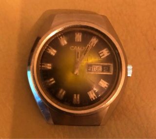 Reloj Camy Verde y Plateado